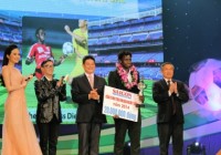 CTCP LAVO HÂN HẠNH TÀI TRỢ LỄ TRAO GIẢI QUẢ BÓNG VÀNG NĂM 2014.